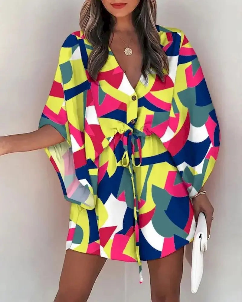 Vestido Kimono Acinturado Patrícia + Brinde Exclusivo